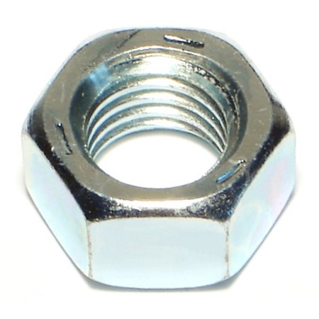 Midwest Fastener Hex Nut, 5/8"-11, Steel, Grade 5, Zinc Plated, 25 PK 06819